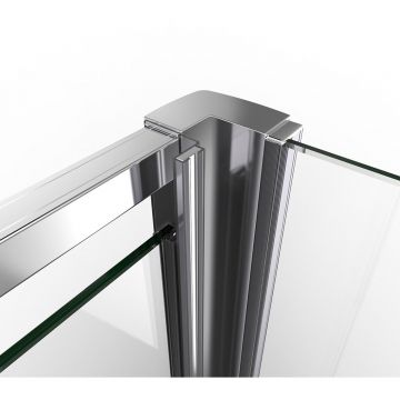 Душевой уголок Vincea Intra VSR-1I809080CL, 800/900х800 мм (габариты площадки) хром, стекло прозрачное