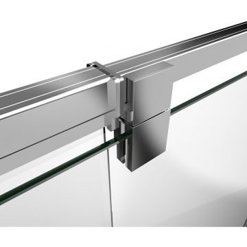 Душевой уголок Vincea Intra VSR-1I809090CH, 800/900х900 мм (габариты площадки) хром, стекло шиншилла