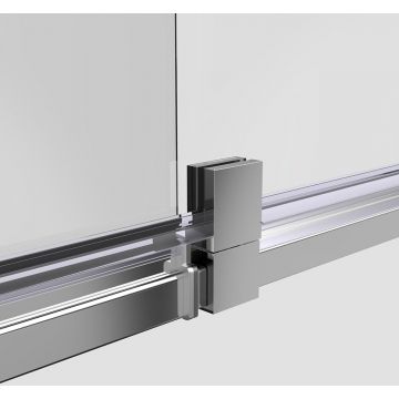 Душевой уголок Vincea Intra VSR-1I809090CH, 800/900х900 мм (габариты площадки) хром, стекло шиншилла