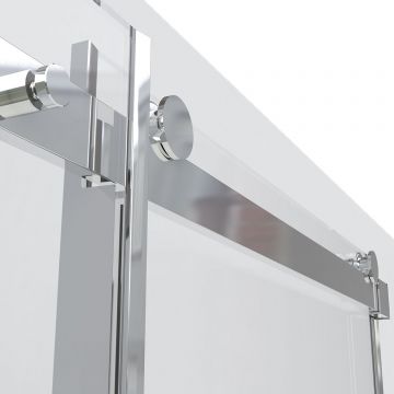 Душевой уголок Vincea (Винчея) Como VSR-1C8013CL, 1300х800 мм (габариты площадки) хром, стекло прозрачное