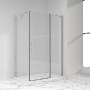 Душевой уголок Vincea Orta VSR-1O9012CL, 1200х900 мм (габариты площадки) хром, стекло прозрачное