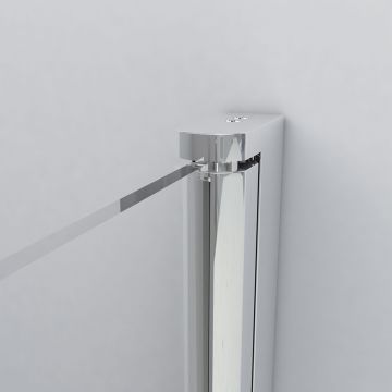 Душевой уголок Vincea Orta VSR-1O9012CL, 1200х900 мм (габариты площадки) хром, стекло прозрачное