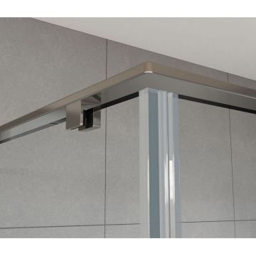 Душевой уголок Vincea Arno VSR-1A9012CL, 1200х900 мм (габариты площадки) хром, стекло прозрачное