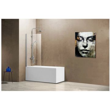 Душевая шторка на ванну Vincea (Винчея) VSB-11800CL, 800х1400, хром, стекло прозрачное