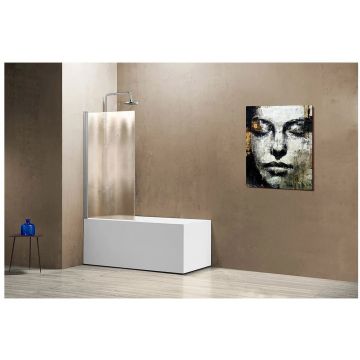 Душевая шторка на ванну Vincea VSB-11800CH, 800х1400, хром, стекло шиншилла