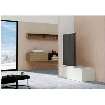 Душевая шторка на ванну Vincea (Винчея) VSB-1E100CG, 1000х1450, хром, стекло тонированное