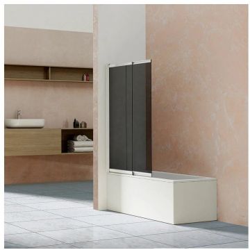 Душевая шторка на ванну Vincea (Винчея) VSB-1E100CG, 1000х1450, хром, стекло тонированное