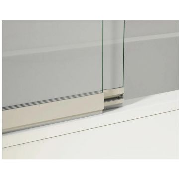 Душевая шторка на ванну Vincea (Винчея) VSB-1E100CG, 1000х1450, хром, стекло тонированное