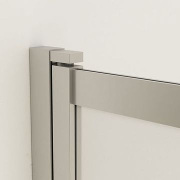 Душевая шторка на ванну Vincea (Винчея) VSB-1E100CLB, 1000х1450, матовый черный, стекло прозрачное