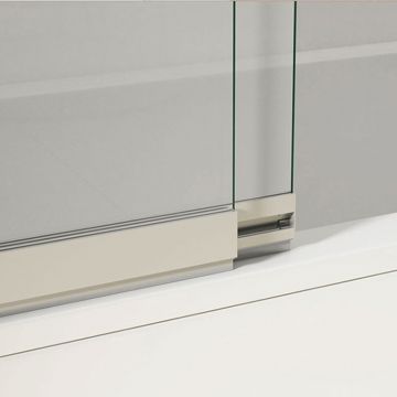 Душевая шторка на ванну Vincea (Винчея) VSB-1E100CLB, 1000х1450, матовый черный, стекло прозрачное