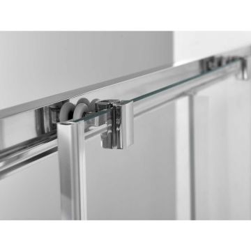 Душевая дверь Vincea (Винчея) Alpha VDS-3AL130MT 130х190 хром стекло текстурное