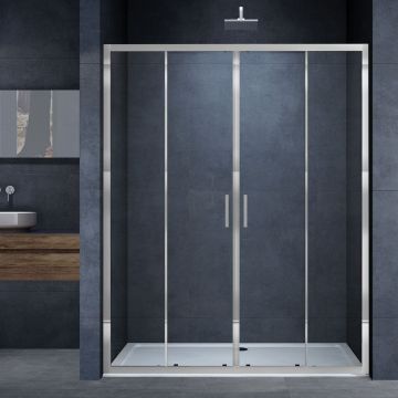 Душевая дверь Vincea (Винчея) Alpha VDS-3AL2160CL 1600х1900 хром стекло прозрачное