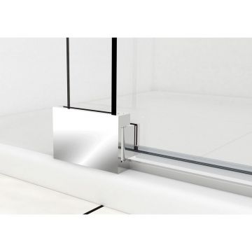 Душевая дверь Vincea Extra VDP-1E8090CGB 800/90х200 черный стекло тонированное