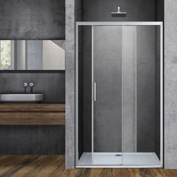 Душевая дверь Vincea Soft VDS-3SO100CL 100х195 хром стекло прозрачное