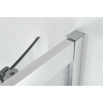 Душевой уголок Vincea (Винчея) Alhpa 800х800 мм (габариты площадки) хром стекло прозрачное VSQ-3AL800CL