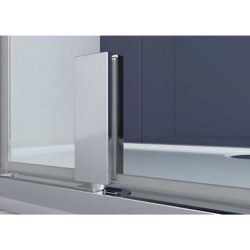 Душевой уголок Vincea Penta 900х900 мм (габариты площадки) черный стекло прозрачное VSP-3P900CLB