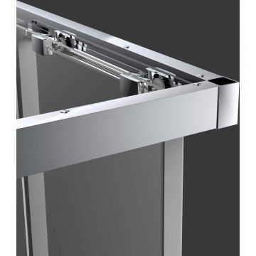 Душевой уголок Vincea (Винчея) Soft 900х900 мм (габариты площадки) хром стекло прозрачное VSS-3SO900CL