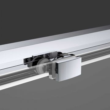 Душевой уголок Vincea Soft 1200х1000 мм (габариты площадки) хром стекло прозрачное VSR-3SO1012CL