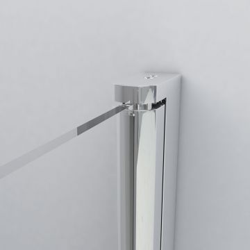 Душевая дверь Vincea Orta VPP-1O900CLB, 900, черный, стекло прозрачное