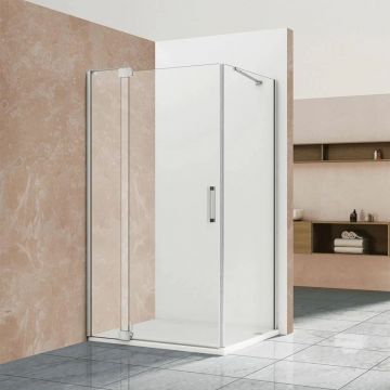 Боковая стенка Vincea (Винчея) Extra VSG-1E100CL 100х200 хром стекло прозрачное