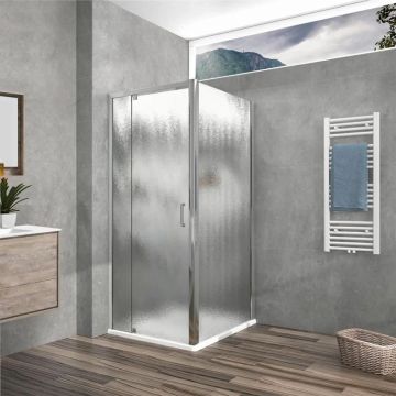 Боковая стенка Vincea Intra VSG-1I800CH 80х190 хром стекло шиншилла