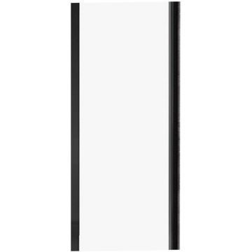 Боковая стенка Vincea (Винчея) Lugano VSG-1L900CLB 90х195 черный стекло прозрачное