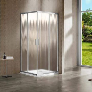 Душевая дверь Vincea (Винчея) Garda VHC-1G100CH 100х190 хром стекло шиншилла