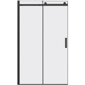 Душевая дверь без пристенного профиля Vincea Como VDS-1C120CLB 120х195 черный стекло прозрачное