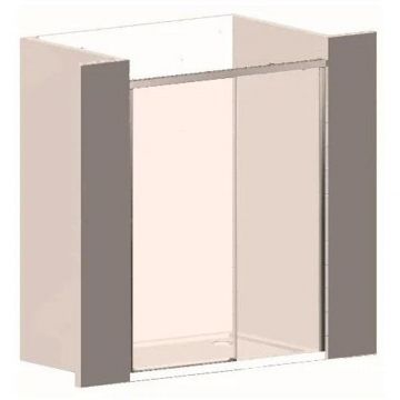 Душевая дверь Vincea (Винчея) Garda VDS-1G120CGB, 1200, черный, стекло тонированное