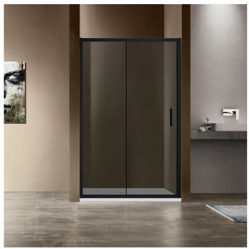 Душевая дверь Vincea (Винчея) Garda VDS-1G120CGB, 1200, черный, стекло тонированное