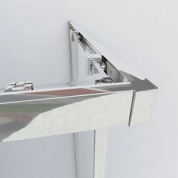 Душевой уголок Vincea (Винчея) Garda 1200х1200 мм (габариты площадки) стекло шиншилла VSS-1G1212CH