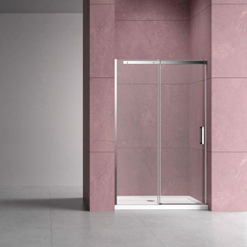 Душевая дверь Vincea (Винчея) Dice VDS-4D140CL, 1400, хром, стекло прозрачное