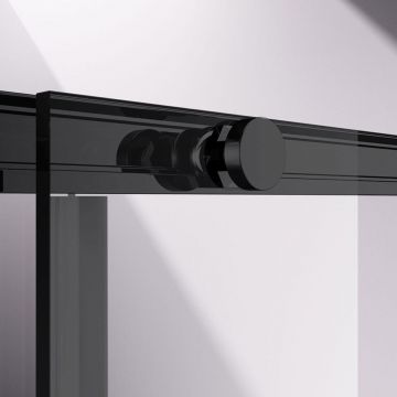 Душевая дверь Vincea Slim-N VDS-4SN110CLB, 1100, черный, стекло прозрачное
