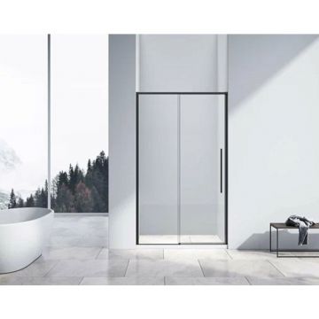 Душевая дверь Vincea (Винчея) Slim-N VDS-4SN140CLB, 1400, черный, стекло прозрачное