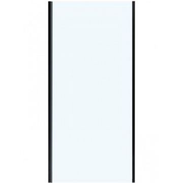 Боковая панель Vincea (Винчея) Como VSG-1C100CLB, черный, стекло прозрачное