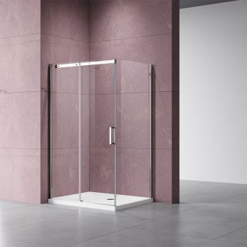 Боковая панель Vincea (Винчея) Dice VSG-4D800CL, хром, стекло прозрачное