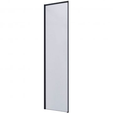 Боковая панель Vincea Slim-N VSG-4SN800CLB, черный, стекло прозрачное