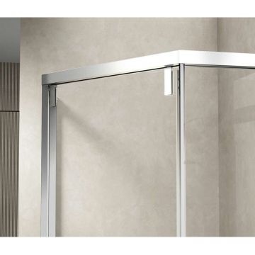 Душевой уголок Vincea (Винчея) Show VSP1-4SH100CL, 1000х1000 мм (габариты площадки) хром, стекло прозрачное