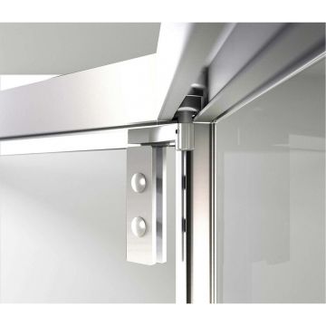 Душевой уголок Vincea (Винчея) Show VSP1-4SH100CL, 1000х1000 мм (габариты площадки) хром, стекло прозрачное