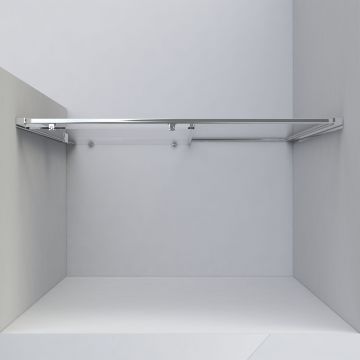 Душевая дверь Vincea Garda VDS-1G120CH, 1200, хром, стекло шиншилла