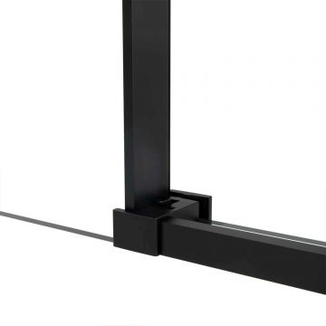 Душевой уголок Vincea Slim Soft VSR-1SS9010CLB, 1000х900 мм (габариты площадки) черный, стекло прозрачное