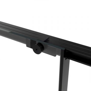 Душевой уголок Vincea Slim Soft VSR-1SS9010CLB, 1000х900 мм (габариты площадки) черный, стекло прозрачное