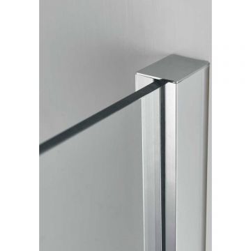 Душевой уголок Vincea Alpha VSR-3AL9012CLB, 1200х900 мм (габариты площадки) черный, стекло прозрачное