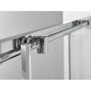 Душевой уголок Vincea Alpha VSR-3AL9012CLB, 1200х900 мм (габариты площадки) черный, стекло прозрачное