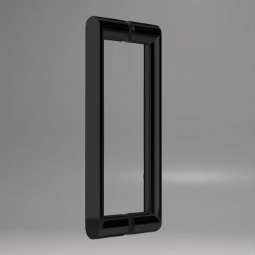 Душевой уголок Vincea Dice VSR-4D8015CLB, 1500х800 мм (габариты площадки) черный, стекло прозрачное