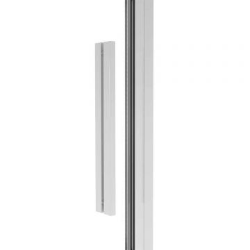 Душевой уголок Vincea (Винчея) Slim-N VSR-4SN9011CL, 1100х900 мм (габариты площадки) хром, стекло прозрачное