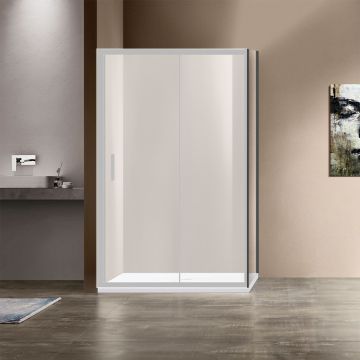 Боковая панель Vincea (Винчея) Garda VSG-1G900CLGM, вороненая сталь, стекло прозрачное