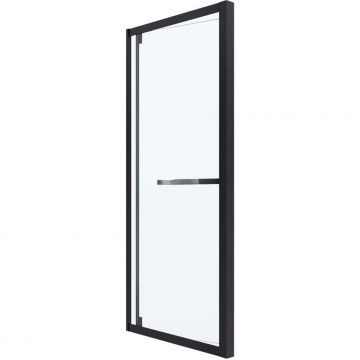 Дверь для душевого уголка Vincea Stile VSS1-2ST9090CLB-L, черный, стекло прозрачное, левая