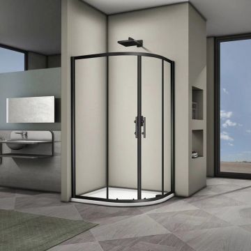 Душевой угол Veconi (Векони) Rovigo 900х900 мм (габариты площадки) стекло прозрачное 6 мм RV08B-12090-01-C3