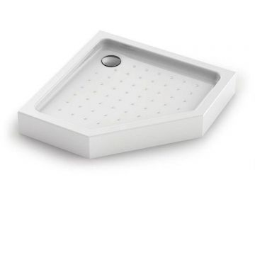 Душевой поддон Veconi (Векони) Tezeo TZ53-90-C5 акриловый 900х900 мм (белый, трапеция)